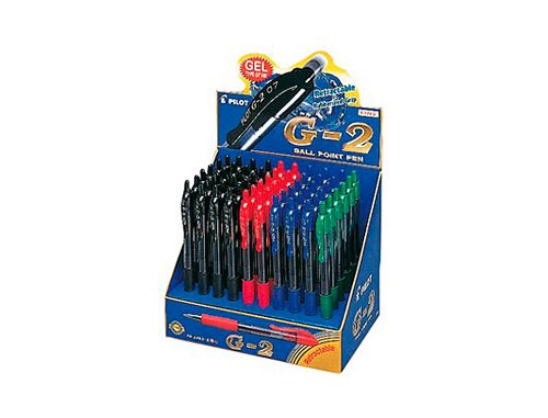 Esferografica pilot g-2 pixie gel retratil expositor 60 sortidos , Pilot , 34117 , 4902505167713